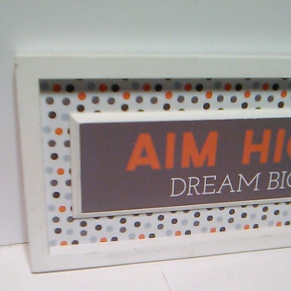 "Aim High" Wooden Sign - Picture 2 of 8
